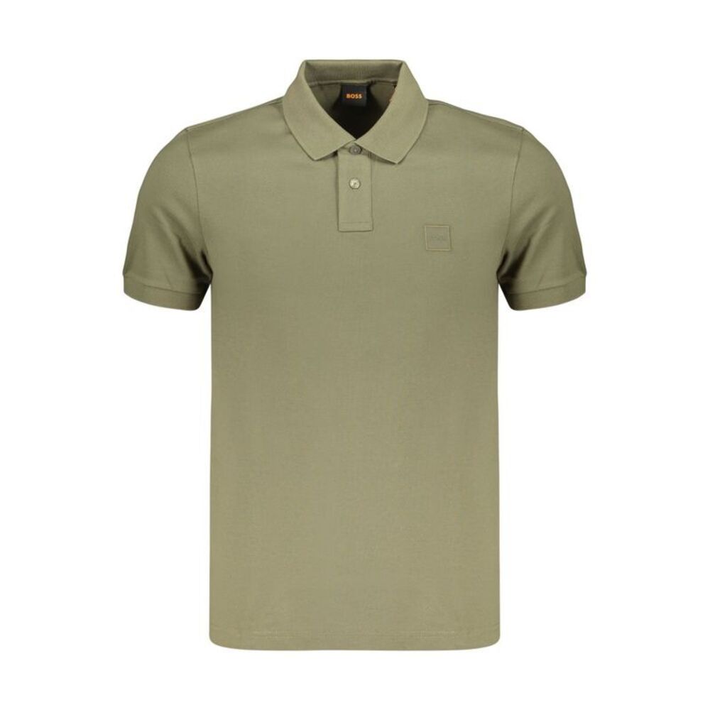 Hugo Boss Green Cotton Men's Polo Men's Shirt